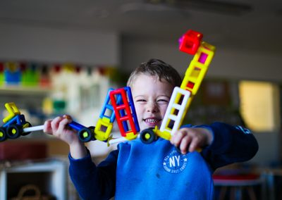 Learning through construction toys