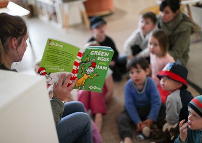 Reading Green Eggs and Ham